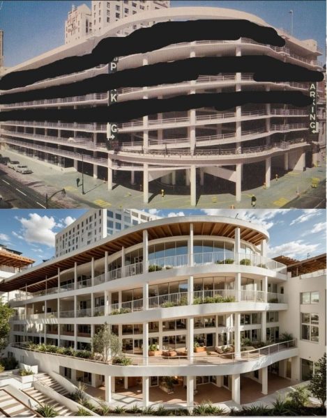 Adaptive Reuse of Parking Structures - AI Visualization & Design Ideas