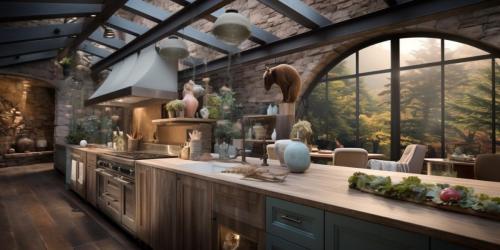 Soft Autumn Interior Design Color Theory - Rustic Elegance Style Kitchen