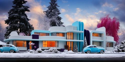 True Winter Seasonal Color Analysis - Art Deco Style Home