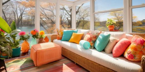 True Spring Interior Design Color Theory - Casual Chic Sunroom