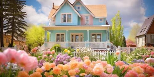 Light Spring Seasonal Color Analysis - Cottage Style Home