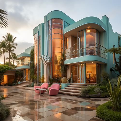 art deco home