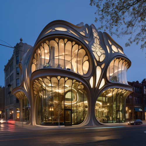 Fantastical Art Nouveau Building 2