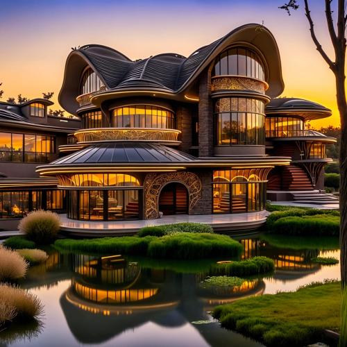 art nouveau via alpaca with style reference