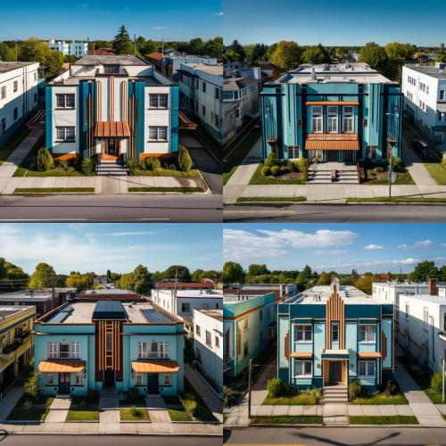 affordable apartment concept, miami beach style, part of a series on ai workflows