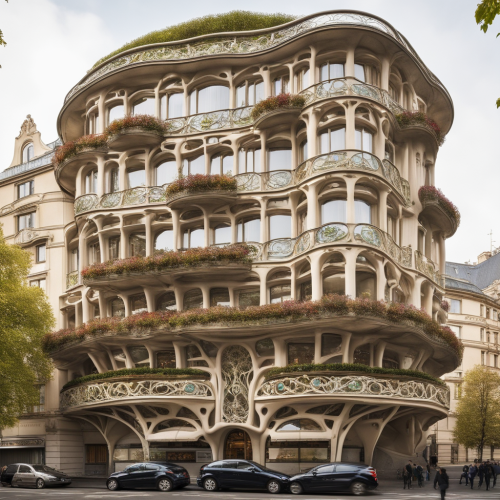 Fantastical Art Nouveau Building 3